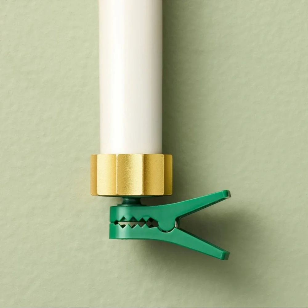 10ct 4.88" Christmas Tree Taper Flameless
Candles Brass - Hearth & Hand - Picture 5 of 5